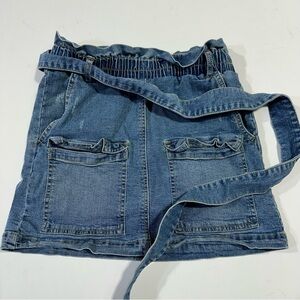 Indigo Rein Blue Jean Skirt with Belt